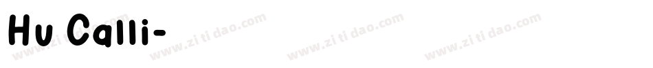 Hu Calli字体转换